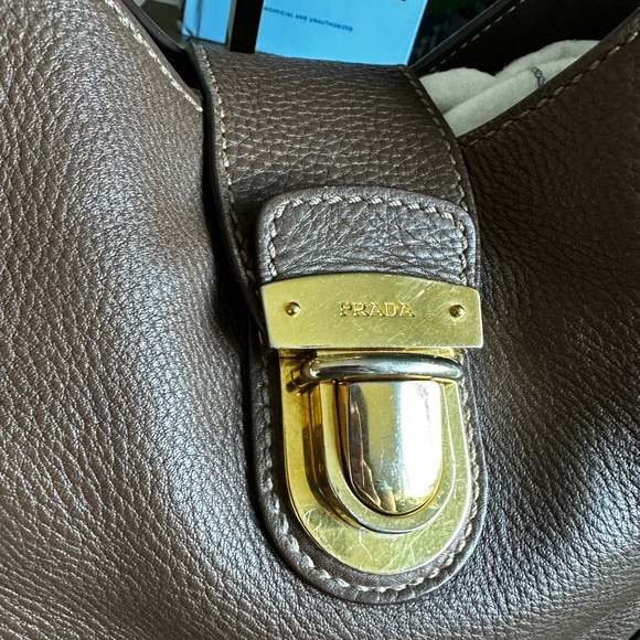 Prada Vitello Daino Leather Handbag - Picture 3 of 12